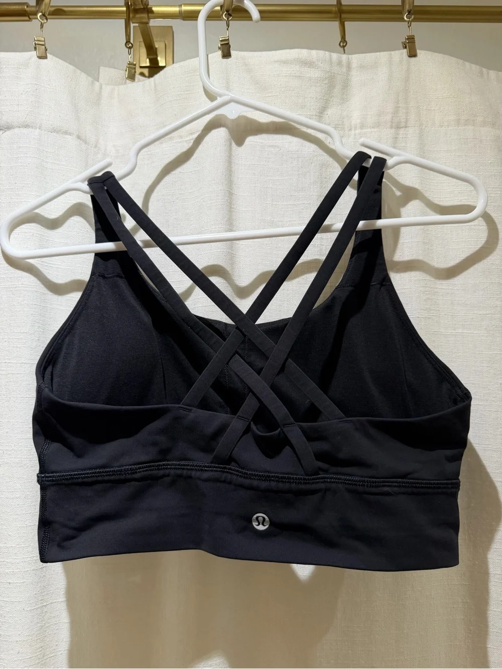 Lululemon Black Energy Longline Bra (Women’s 8)